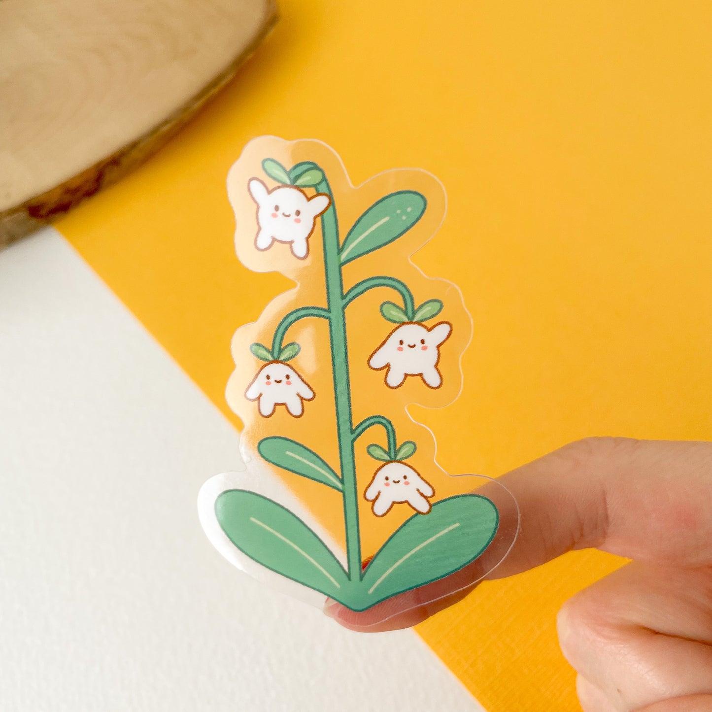 Meebloos of the Valley - Clear Vinyl Sticker