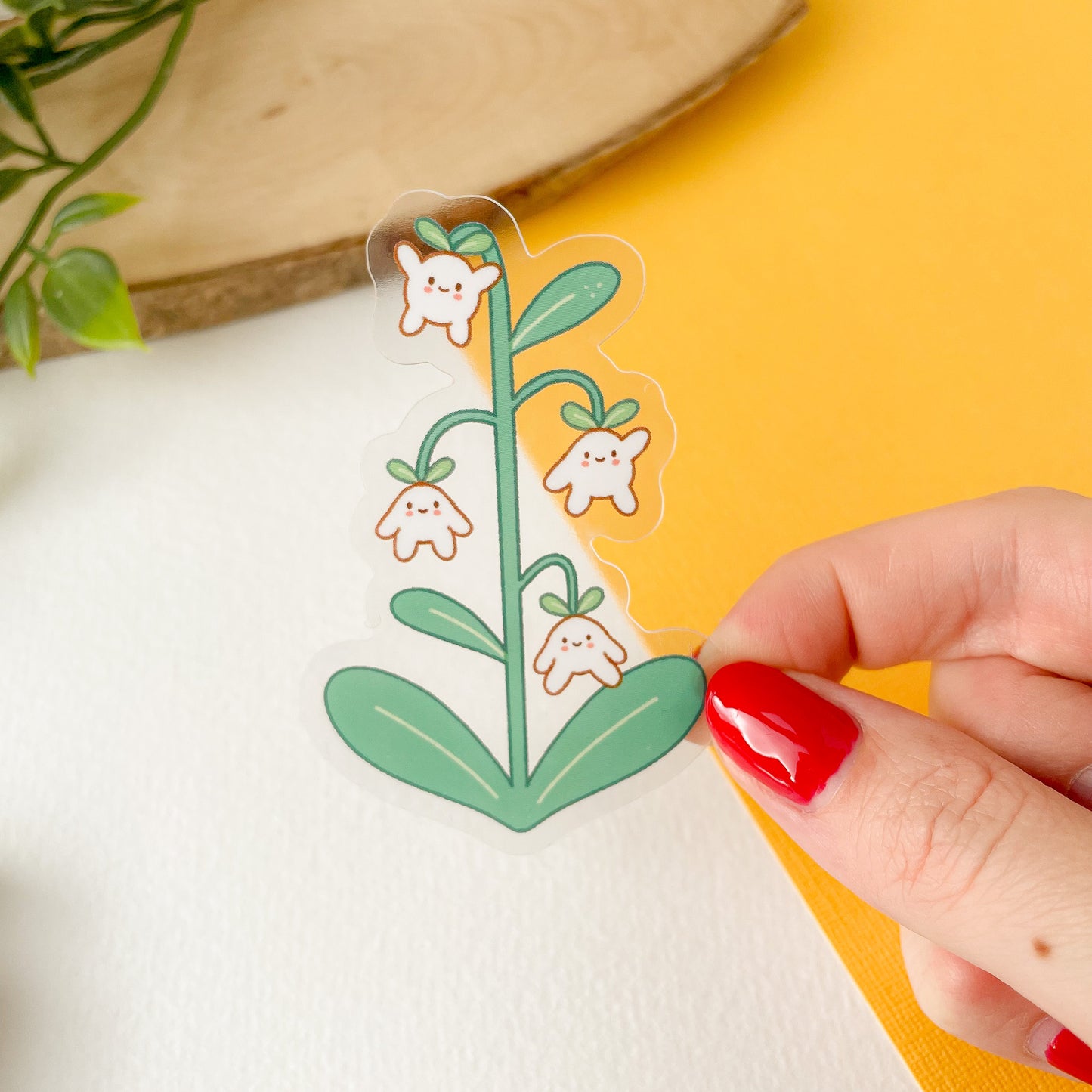 Meebloos of the Valley - Clear Vinyl Sticker