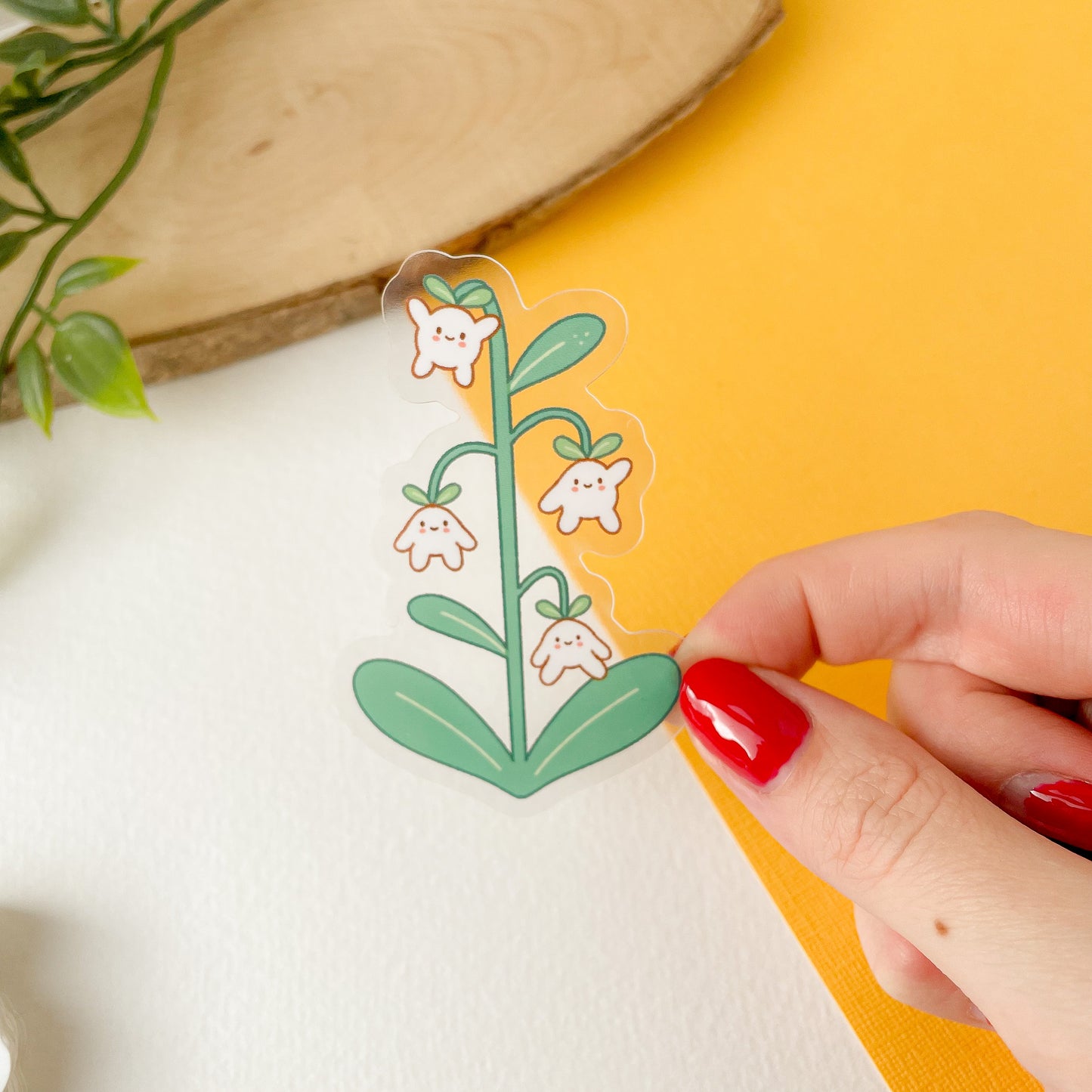 Meebloos of the Valley - Clear Vinyl Sticker