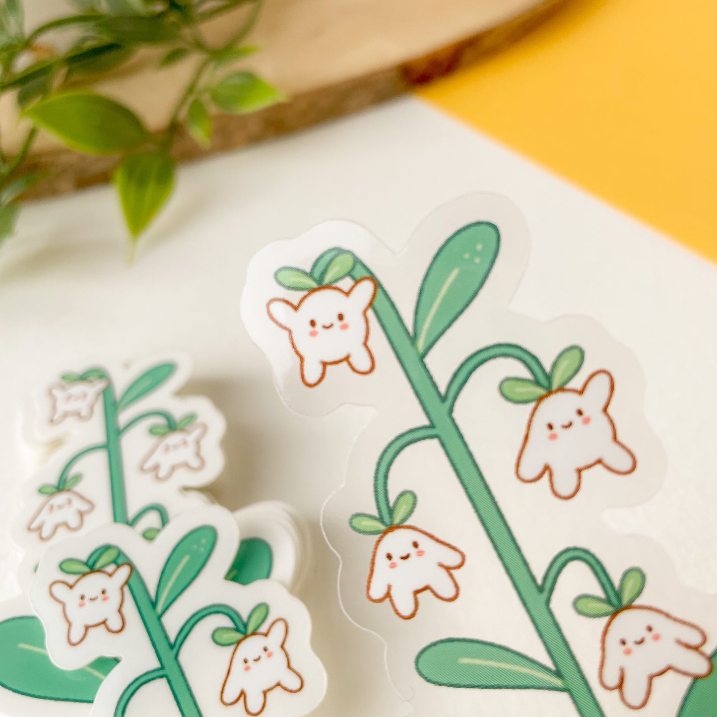 Meebloos of the Valley - Clear Vinyl Sticker