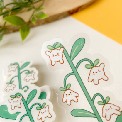 Meebloos of the Valley - Clear Vinyl Sticker