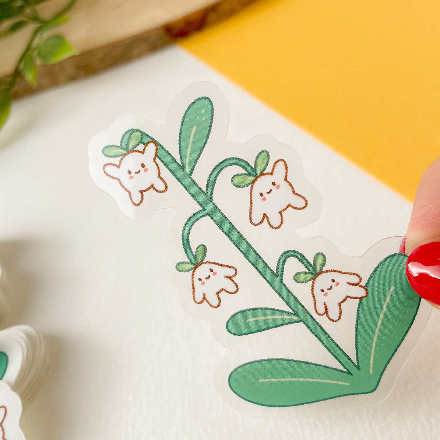 Meebloos of the Valley - Clear Vinyl Sticker