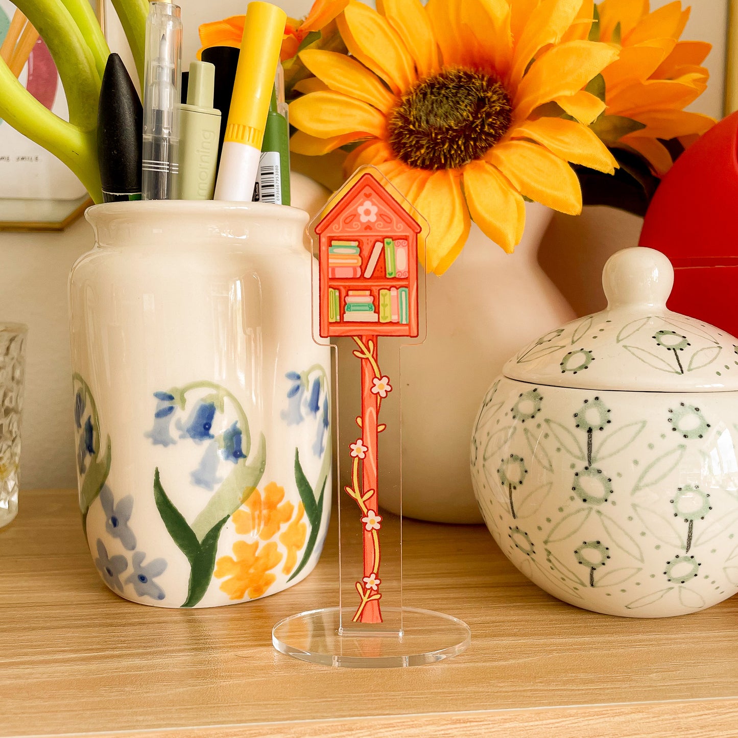 Tiny Library - Acrylic Washi Stand