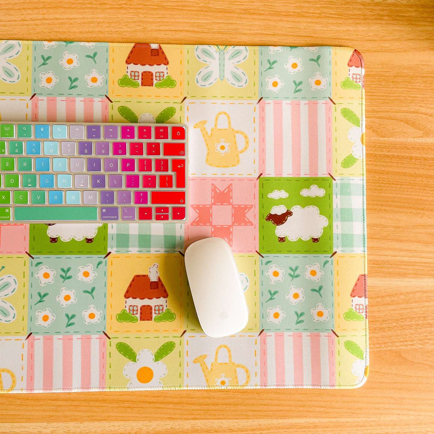 Cottagecore Blanket - Large Gaming Mouse Mat