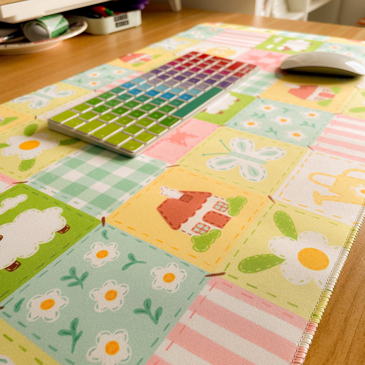 Cottagecore Blanket - Large Gaming Mouse Mat