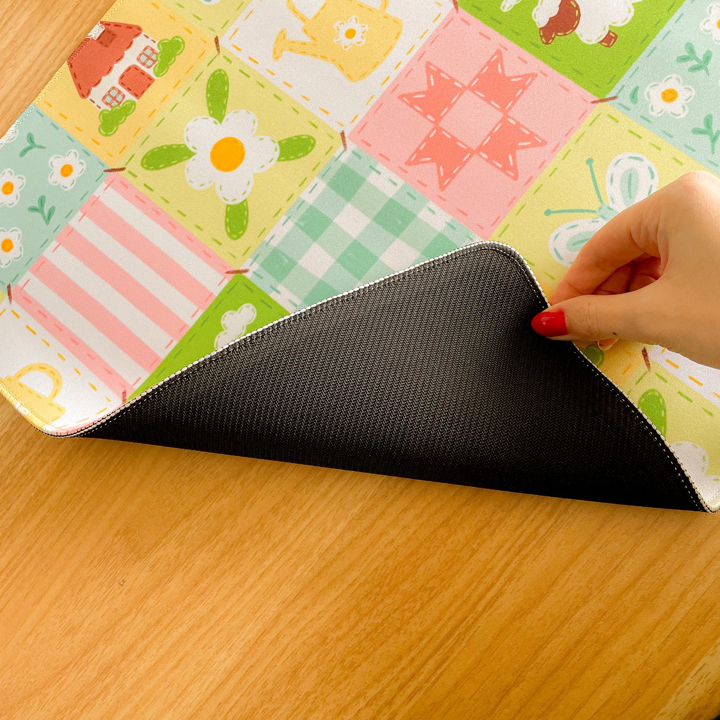 Cottagecore Blanket - Large Gaming Mouse Mat
