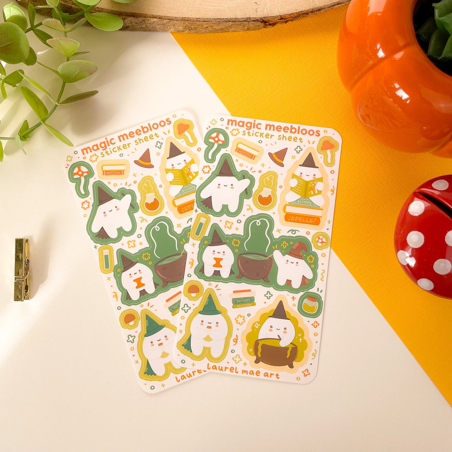 Magic Meebloos - Mini Sticker Sheet