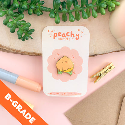 *B-GRADE* Peachy Pal - Enamel Pin