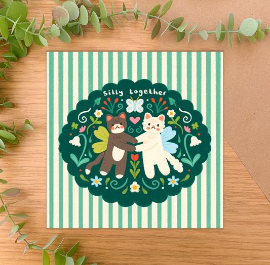 Silly Together - Square Art Print