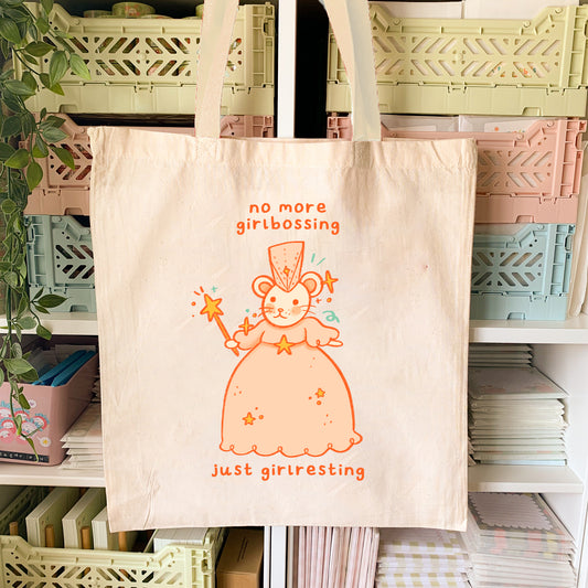 No More Girlbossing Tote Bag