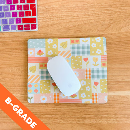 *B-GRADE* Spring Patchwork - Rectangle Mouse Mat