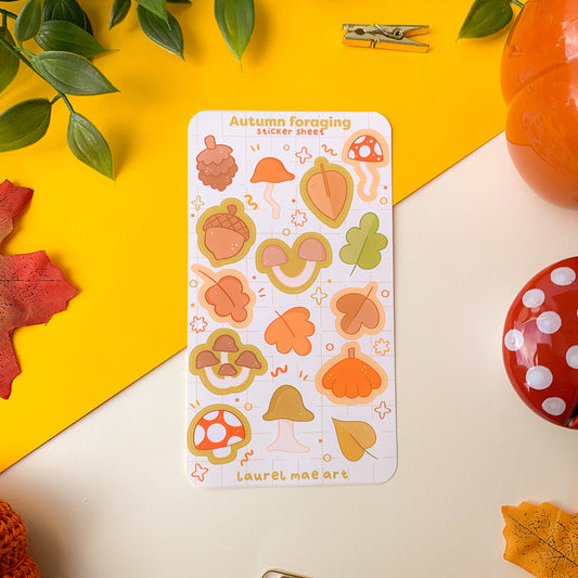 Autumn Foraging - Sticker Sheet