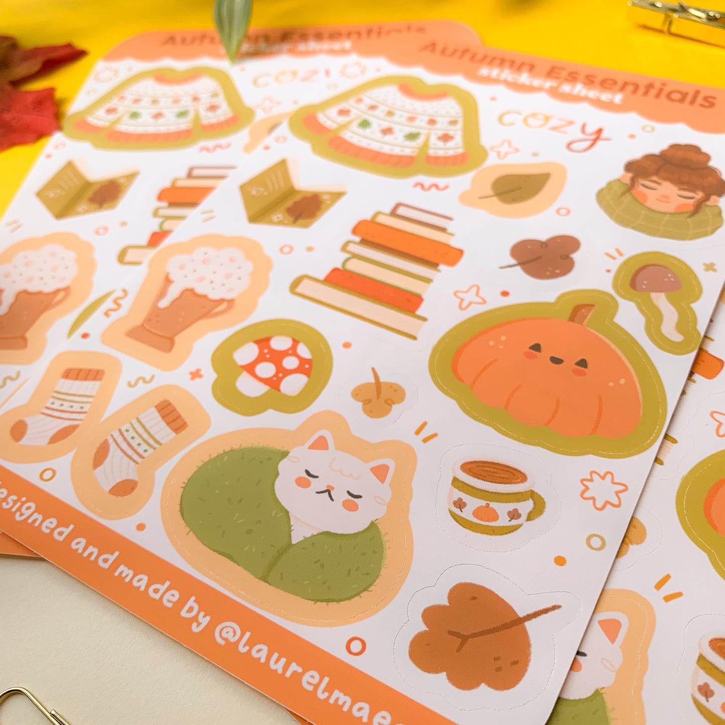 Autumn Essentials - Sticker Sheet