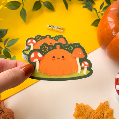 Autumn Pumpkin - Matte Vinyl Sticker