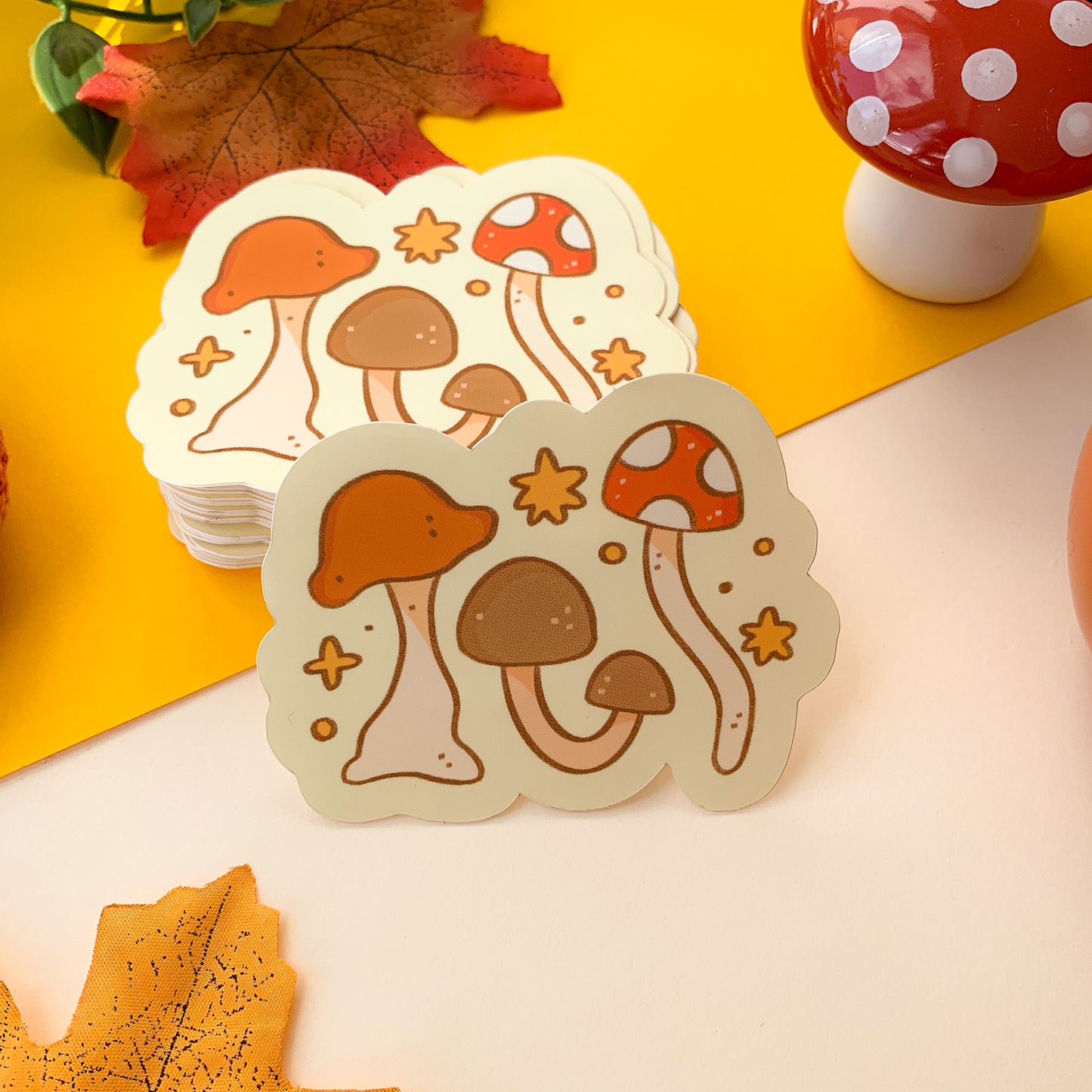 Mushrooms - Matte Vinyl Sticker