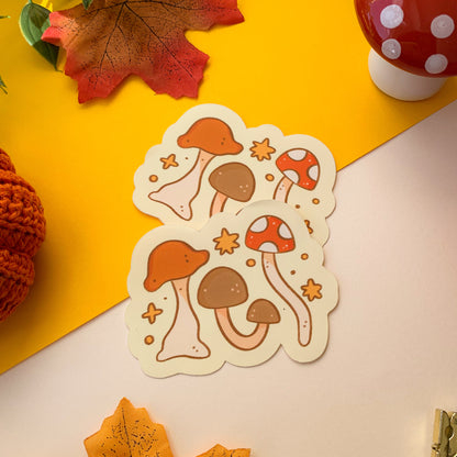 Mushrooms - Matte Vinyl Sticker