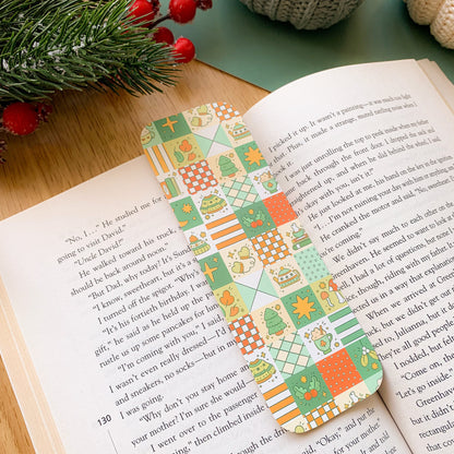 Winter Patchwork - Bookmark