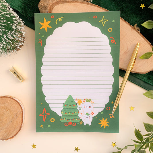 Festive Meebloos A5 Notepad (discounted)