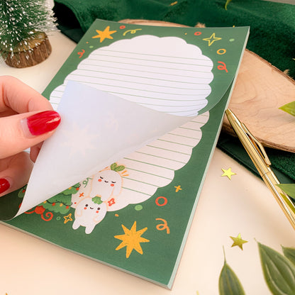 Festive Meebloos A5 Notepad (discounted)