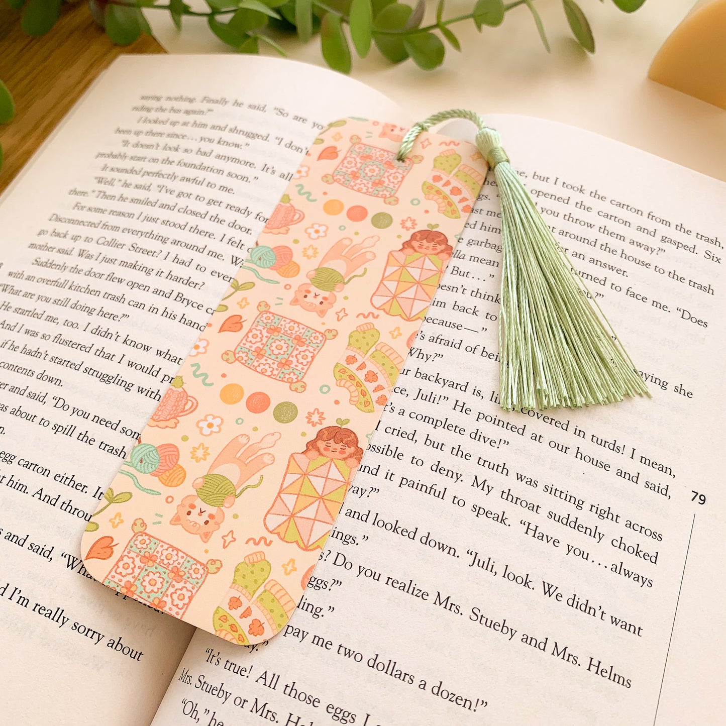 Cozy Knits Bookmark
