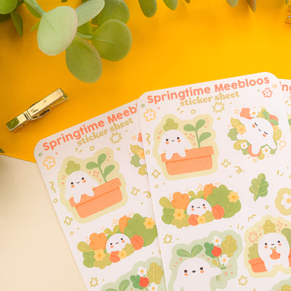 Spring Meebloos - Sticker Sheet