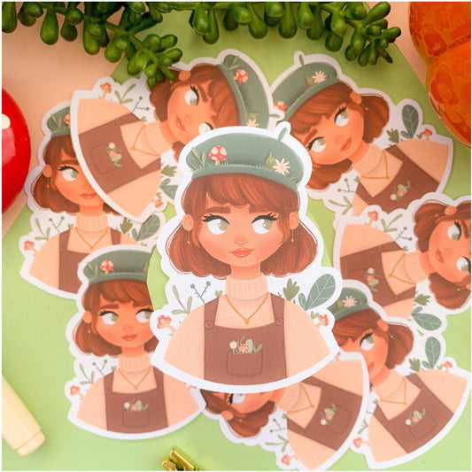 Plant Girl - Matte Sticker