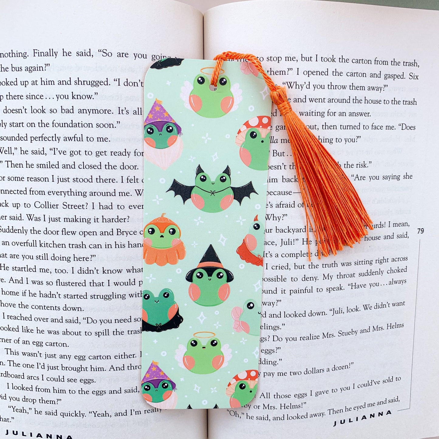 Spooky Froggos Bookmark