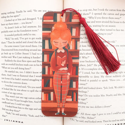 Library Girl Bookmark