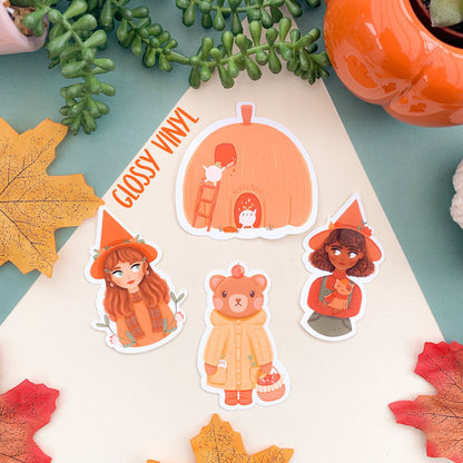 Hello Autumn Sticker Pack (4pcs)