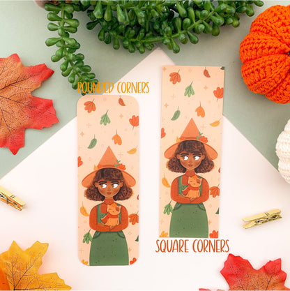 Autumn Witch Bookmark