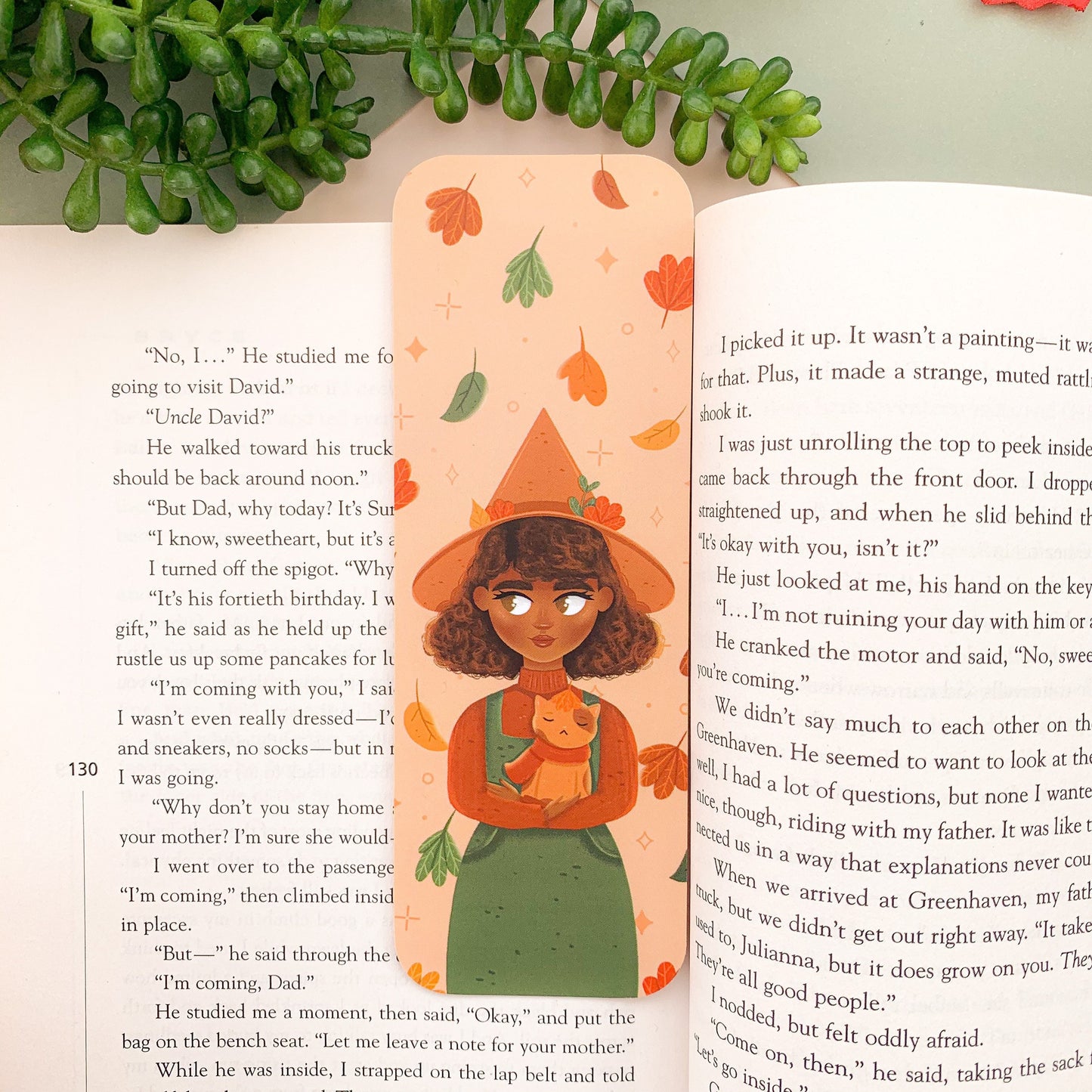Autumn Witch Bookmark