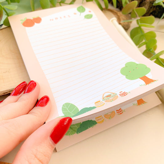 Teddy Bear Picnic - A6 notepad