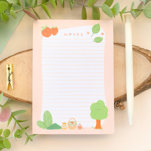 Teddy Bear Picnic - A6 notepad