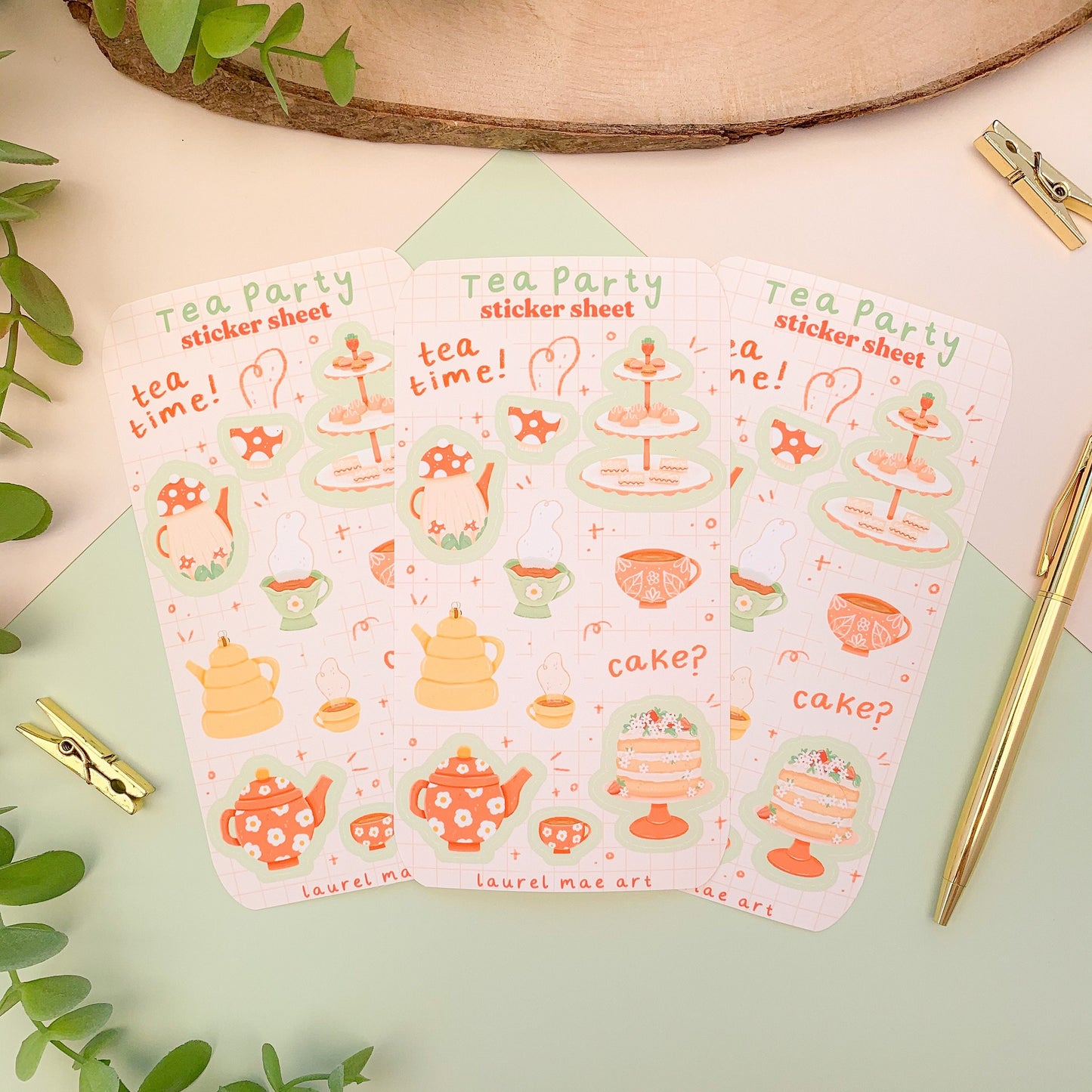 Tea Party - Mini Sticker Sheet