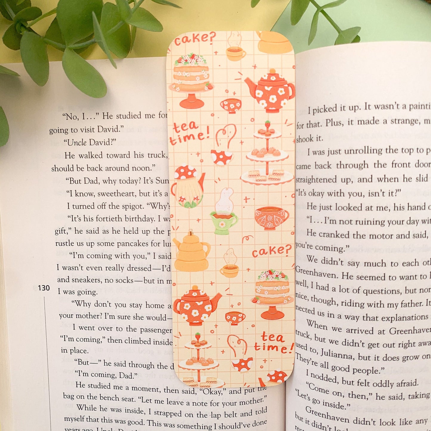 Tea Party Bookmark
