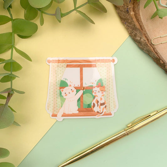 Cute Critters - Clear Vinyl Sticker