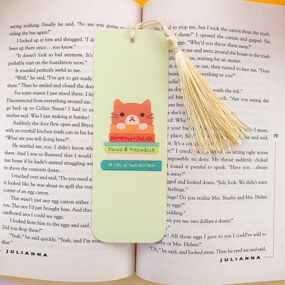 Bookstack Cat Bookmark