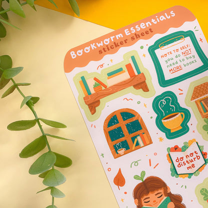 Bookworm Essentials - Sticker Sheet